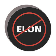 Tesla - ANTI ELON simple - negro