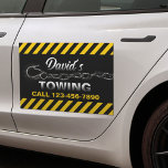 Imán Para Coche Towing Truck Car Hauling Service<br><div class="desc">Towing Company Profesional Black Tow Hook Car Magnet.</div>