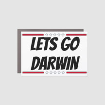 Vamos Darwin Car Magnet
