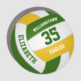 Imán Para Coche vestuario de la escuela del equipo de voleibol de 