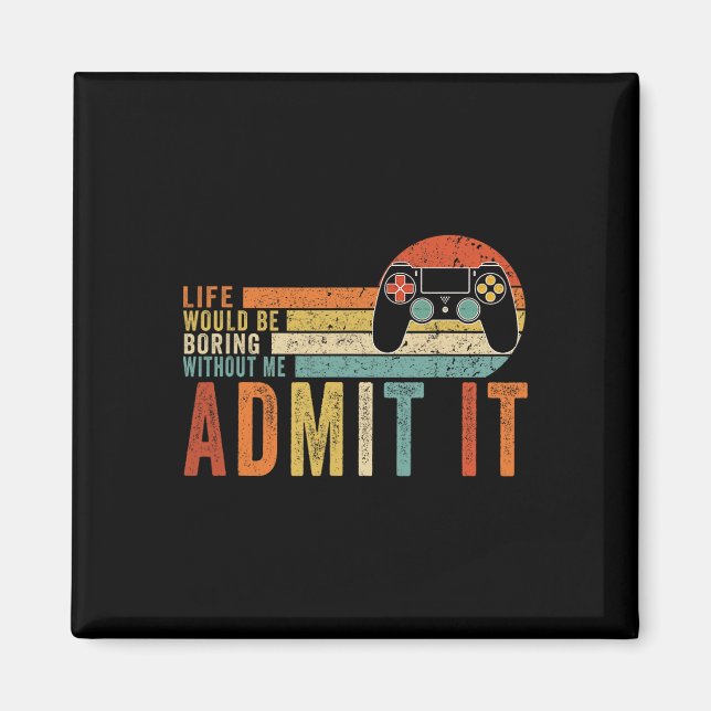 Imán Para el regalo de juegos de video gráfico de adole (Frente)