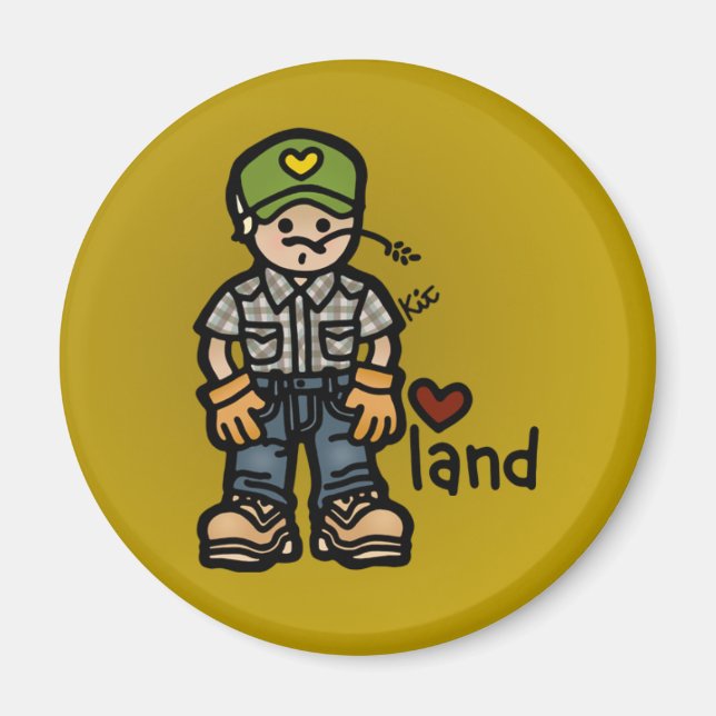 imán para el tractor. (Frente)