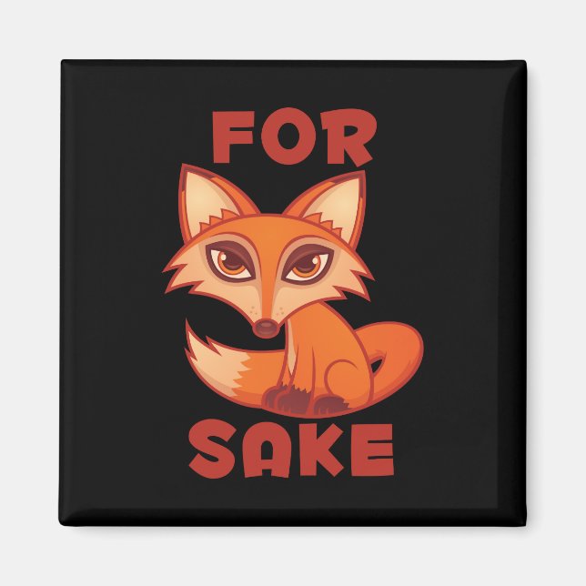 Imán Para Fox Sake (Frente)