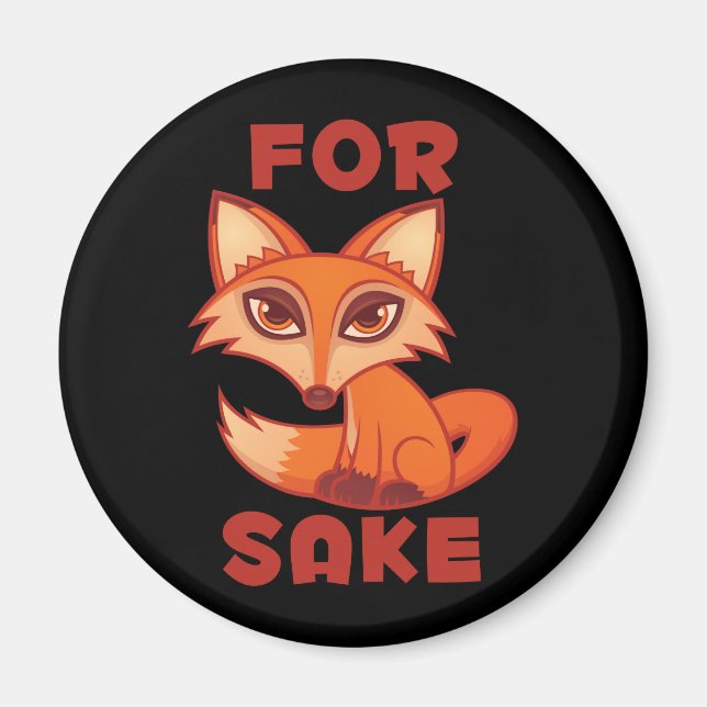 Imán Para Fox Sake (Frente)