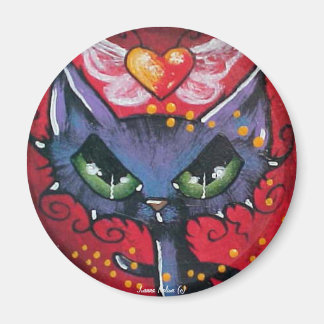 Imán para gatos del corazón