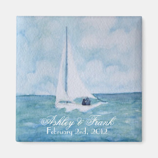 Imán para guardar la fecha de Loveboat