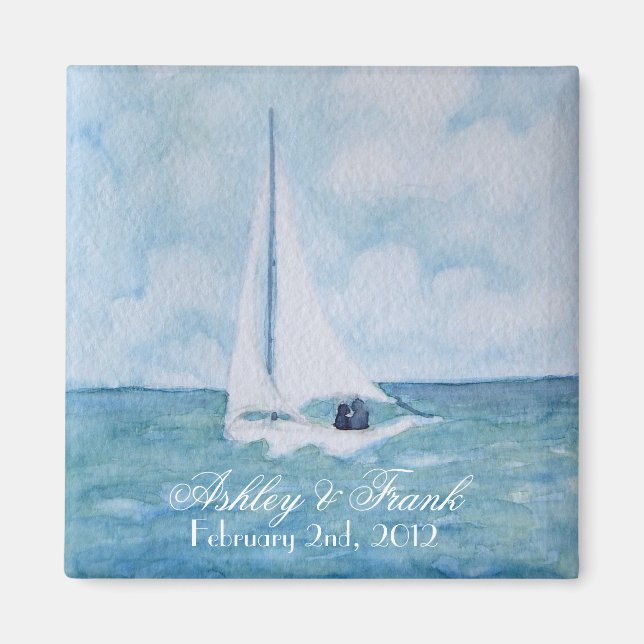 Imán para guardar la fecha de Loveboat (Frente)