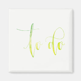 Imán Para Hacer La Lista De Tareas Blanco Verde Para Ha