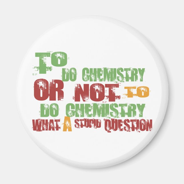 Imán Para hacer química (Frente)