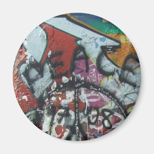 imán para la pared de berlín del refrigerador (Frente)