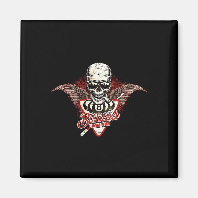 Imán Para los jugadores campeones de Billiards - Esquin (Frente)