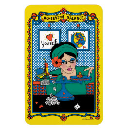 Imán para nevera Achieving Balance_B_4x6