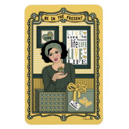 Imán para nevera Be in the Present_C_4x6