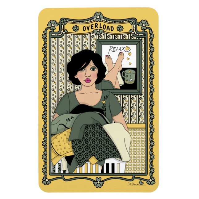 Imán para nevera Overload_C_4x6 (Vertical)