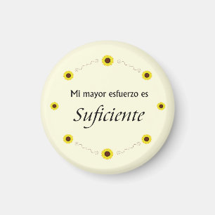 Imán para refrigerador con girasoles