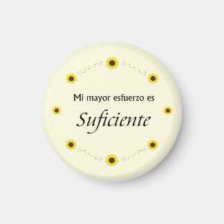 Imán para refrigerador con girasoles