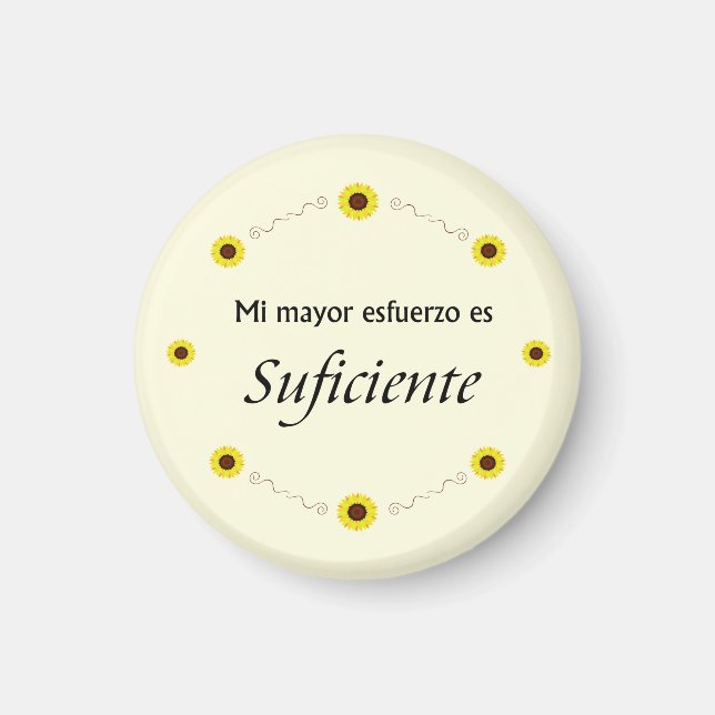 Imán para refrigerador con girasoles (Frente)