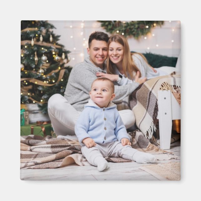 Imán para rellenar calcetines de Navidad para fami (Frente)