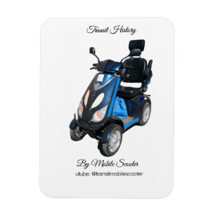 Imán para Scooter Móvil de Tránsito (7.6 cm x 10.2