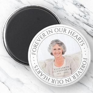 Imán Para Siempre En Nuestro Corazón, Memorial Elegante