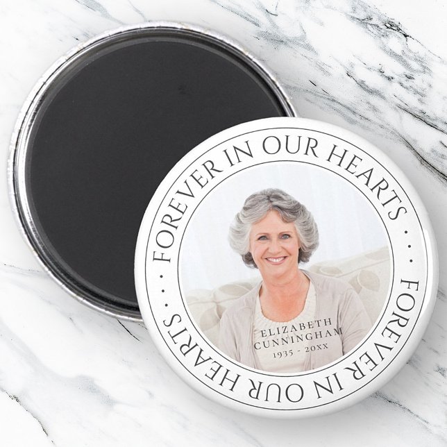 Imán Para Siempre En Nuestro Corazón, Memorial Elegante (Subido por el creador)