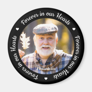 Imán Para siempre en nuestro corazón Personalizado de m