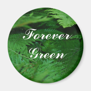 Imán Para siempre verde