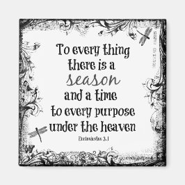 Imán Para todo hay una temporada Biblia Verse