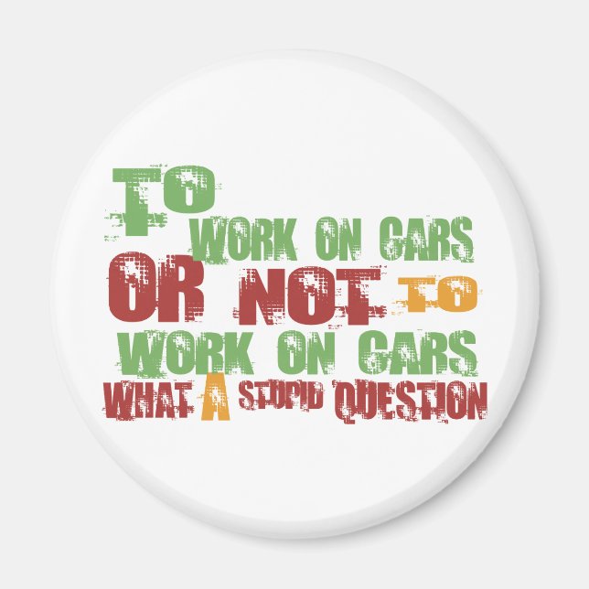 Imán Para trabajar en coches (Frente)