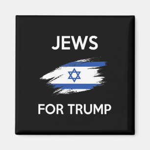 Imán Para Trump - Los judíos apoyan la camiseta de Trum