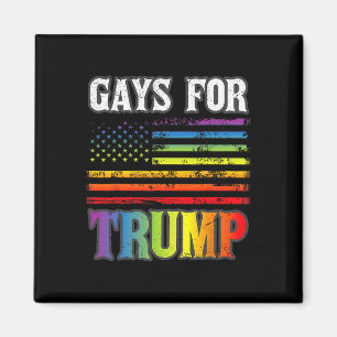 Imán Para Trump Orgullo LGBT Gay Bandera Arcoiris Votac