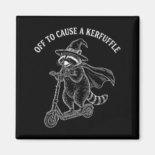 Imán Para una causa kerfuffle mapache meme