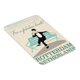 Imán ¡Para una escapada fabulosa! Rotterdam, Países Baj