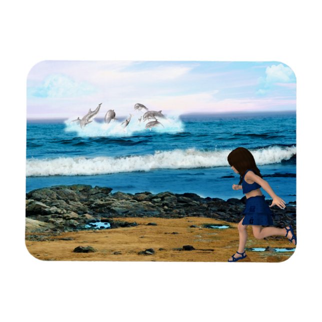 Imán Para ver a los delfines (Horizontal)