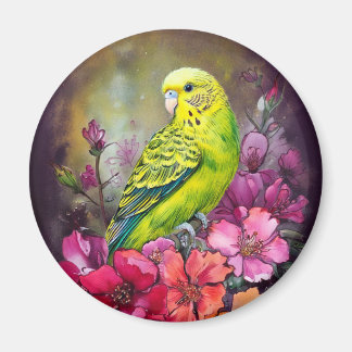 Imán Paracaídas y flores