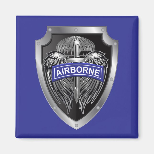 Imán Paracaidista Aerotransportado   (Frente)