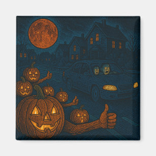 Imán Parada de auto de Halloween