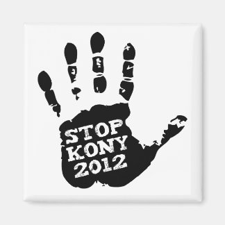 Imán Parada de huellas de Kony 2012 Joseph Kony