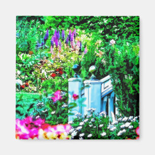 Imán Paraíso de jardines de flores