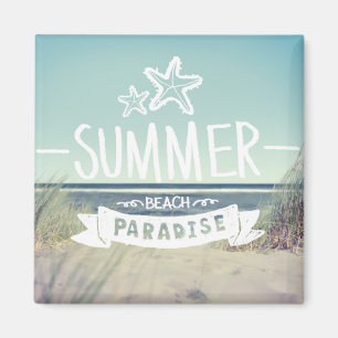 Imán Paraíso de la playa del verano