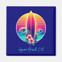 Imán Paraíso de Surfboard Sunset
