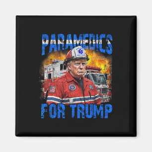 Imán Paramédico para Trump, gracioso bombero de Trump
