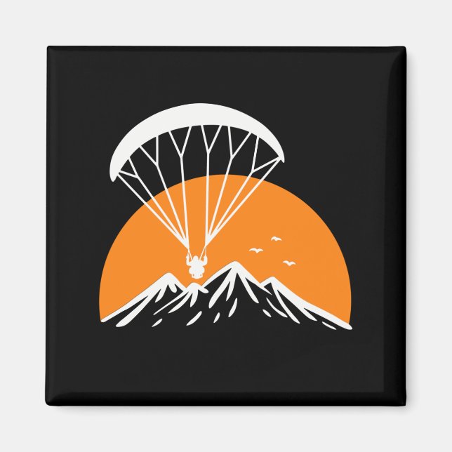 Imán Paramotor Retro Vintage (Frente)