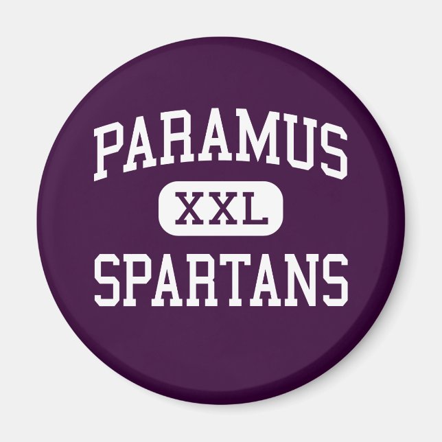 Imán Paramus - Spartans - High - Paramus New Jersey (Frente)
