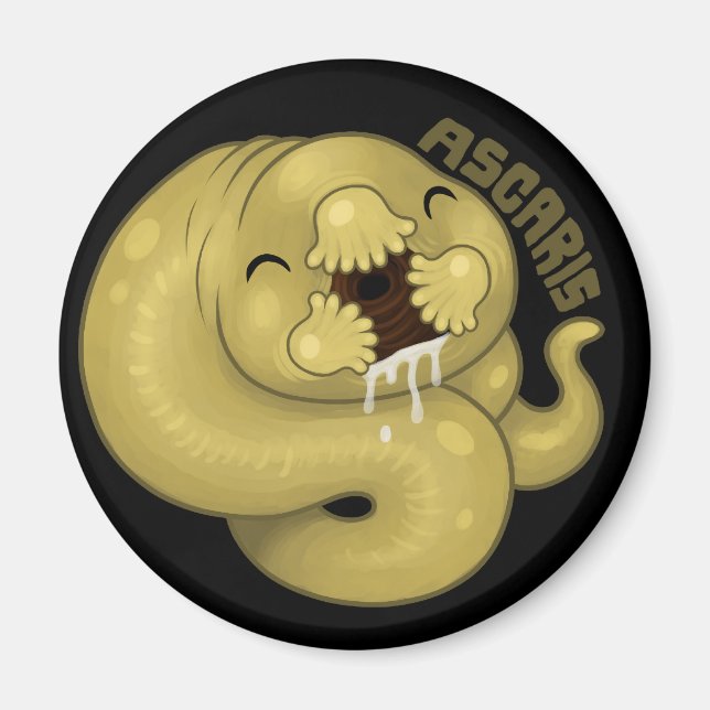 Imán PARASITIOS: Ascaris (Frente)