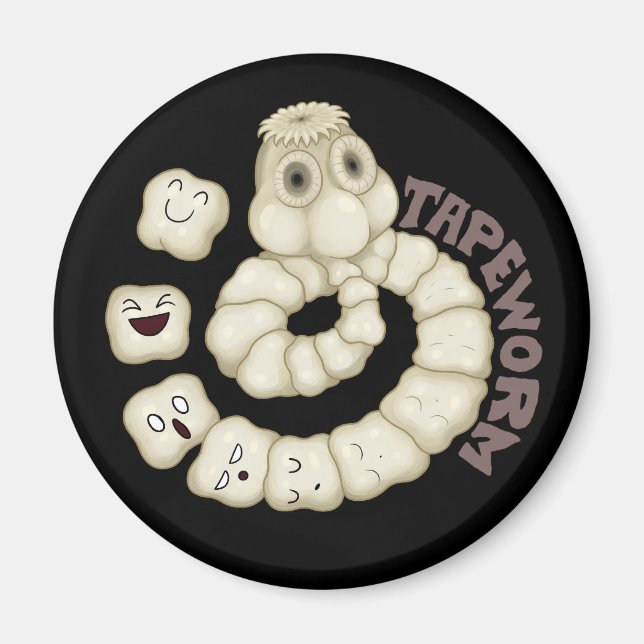 Imán PARÁSITOS: Tapeworm (Frente)