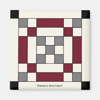 Imán Parche Alabama Nine