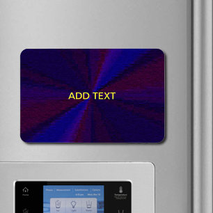 Imán Parche de degradado circular de azul a púrpura