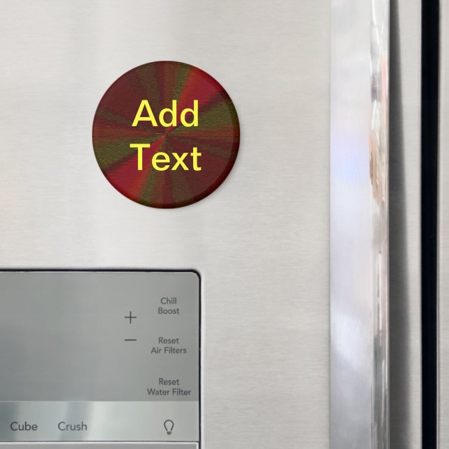 Imán Parche de gradiente circular rojo a verde (In situ (nevera))