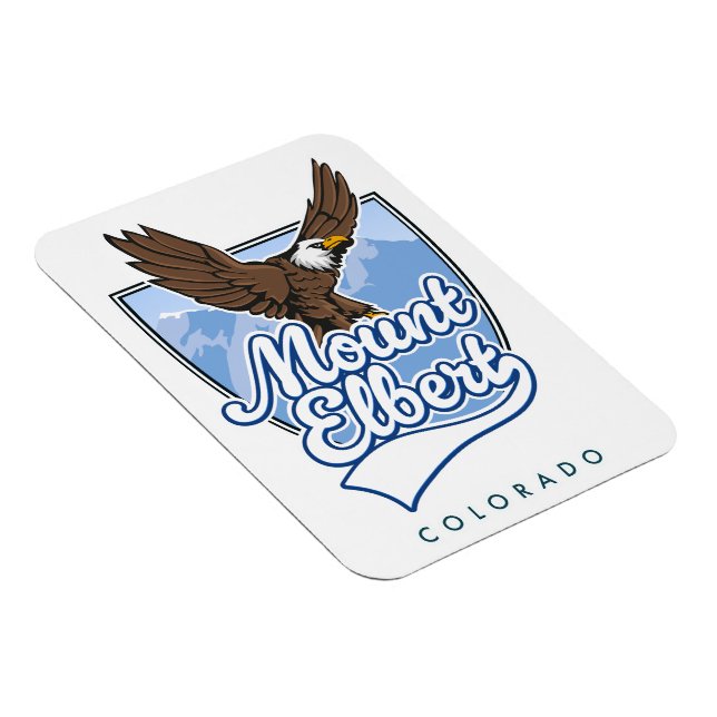Imán Parche de viaje al Monte Elbert (Lado Derecho)